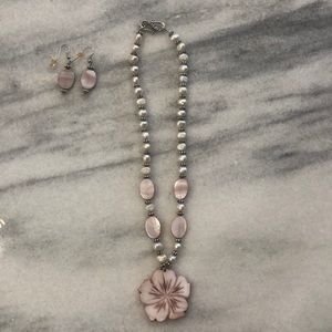 Matching Necklace and Earring Set